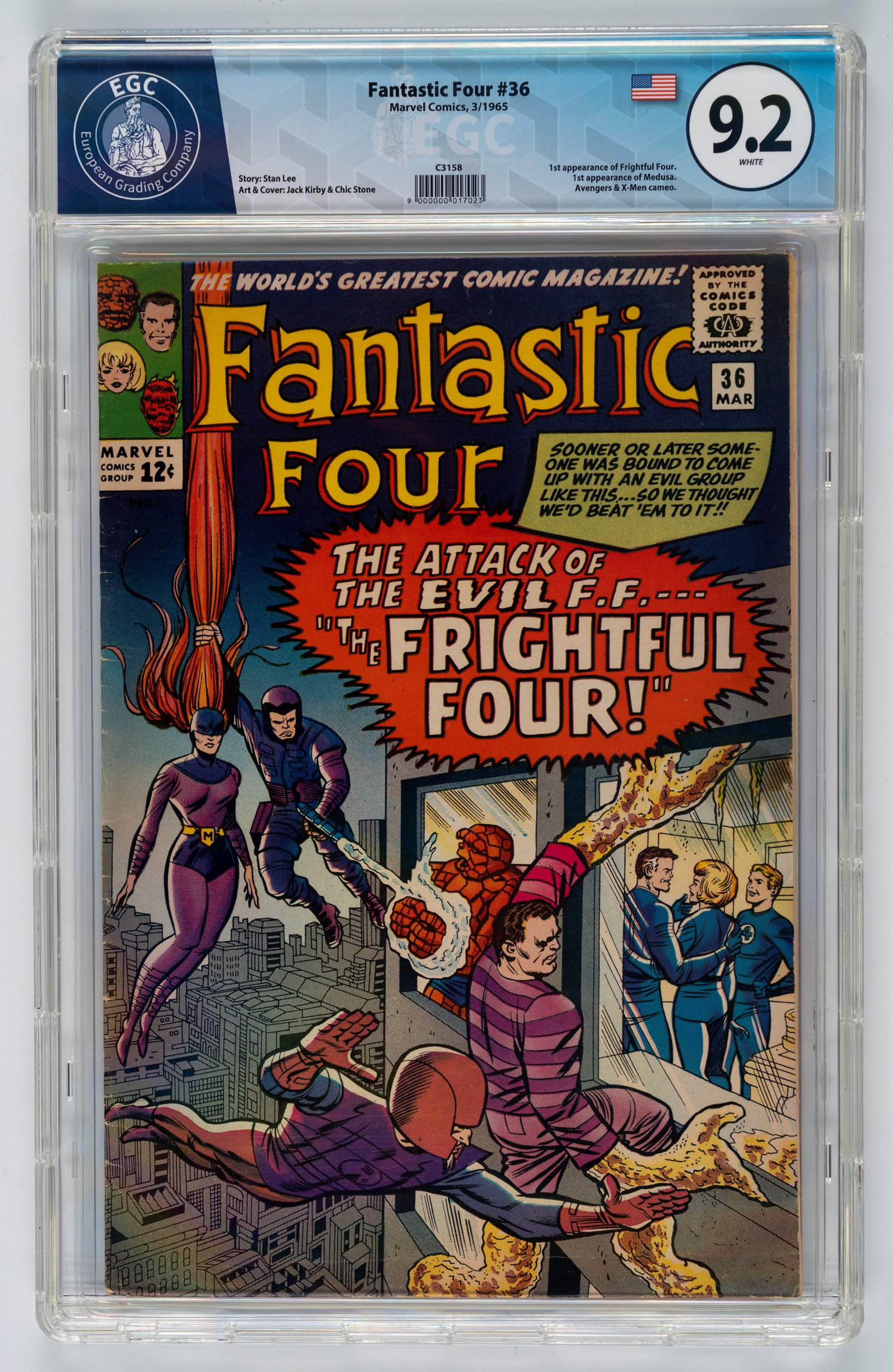 Marvel Comics - Fantastic Four #36 - 9.2 EGC, February 1965 (1 of 2)