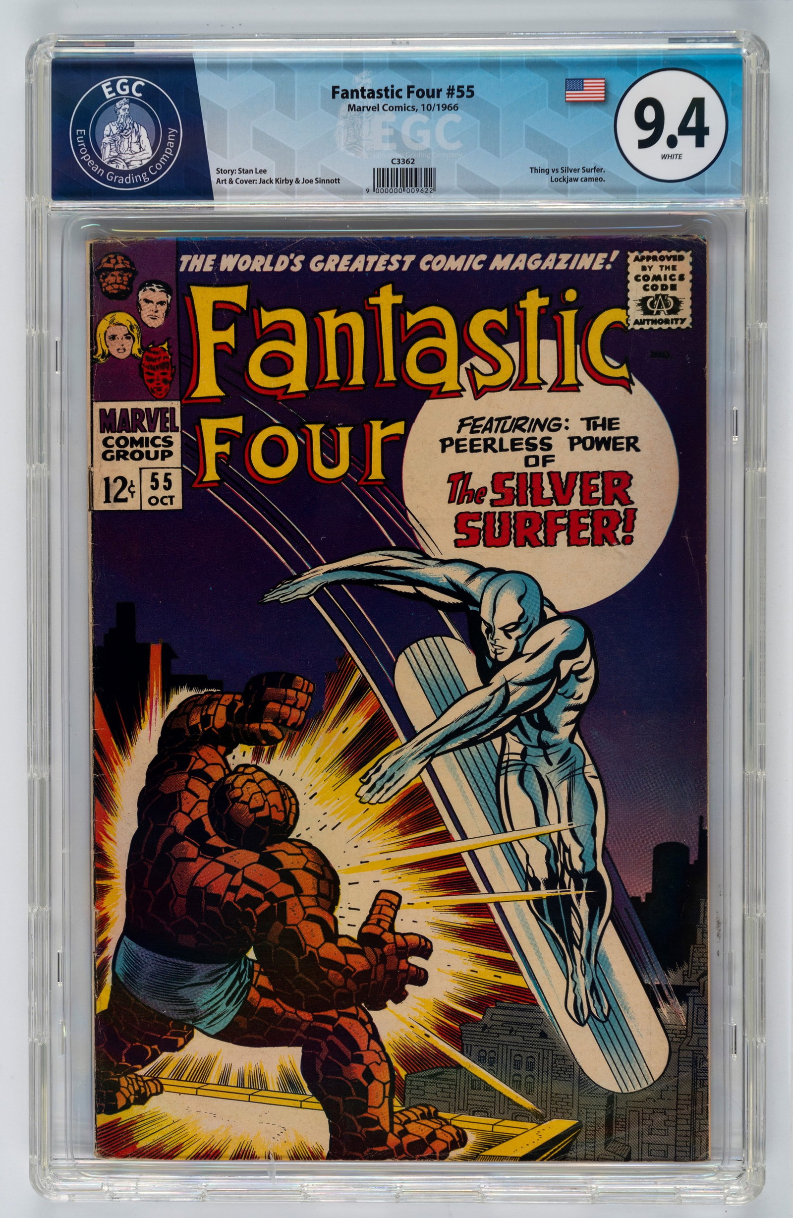 Marvel Comics - Fantastic Four #55 - 8.6 EGC, October 1966 (1 of 2)