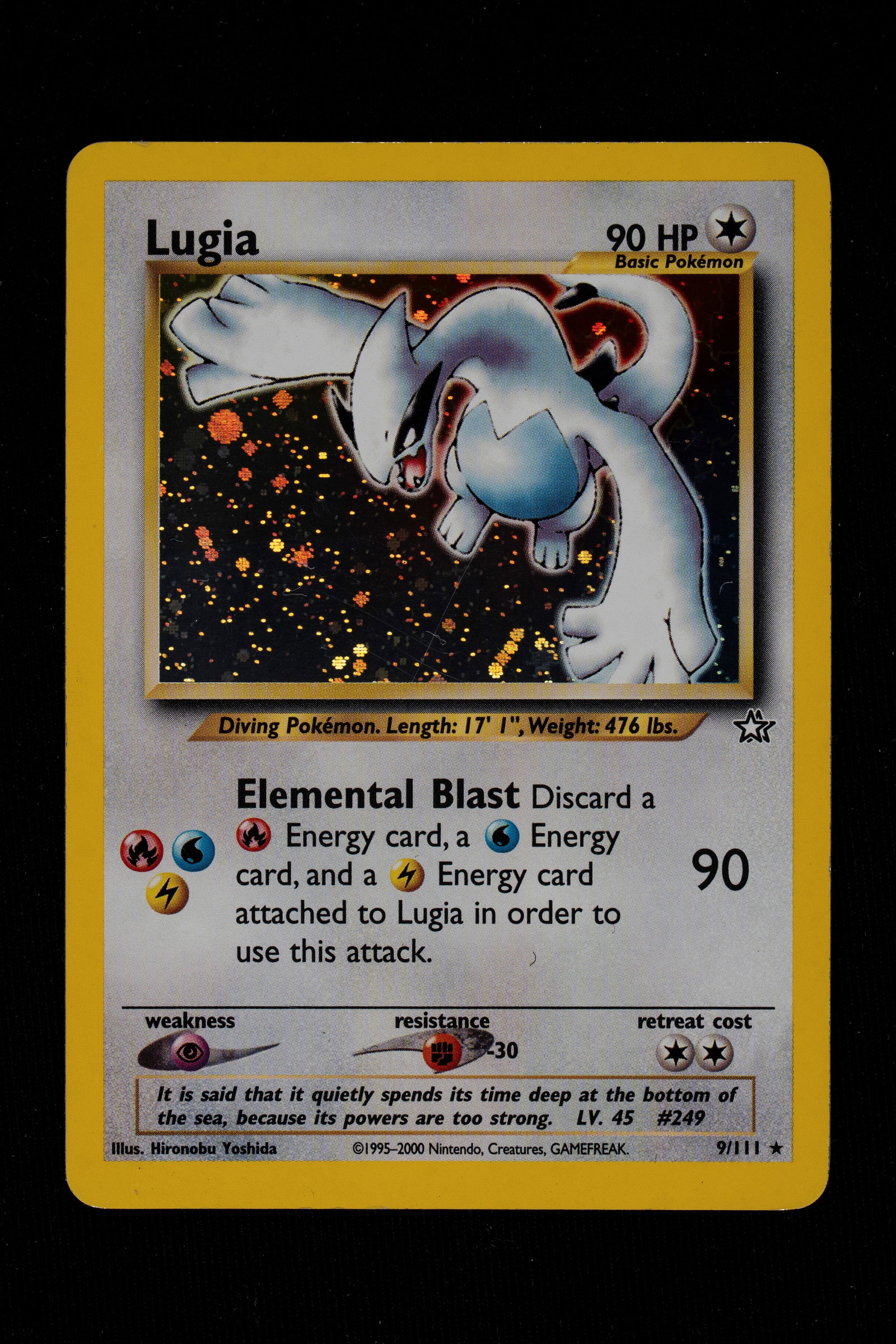 Pokémon - Card - Lugia - English - Neo Genesis: Lugia 9/111 is part of the Neo Genesis set, released in 2000, which is the first set to introduce Generation II (Johto) Pokémon. Lugia is the main Legendary Pokémon in this set and is considered the