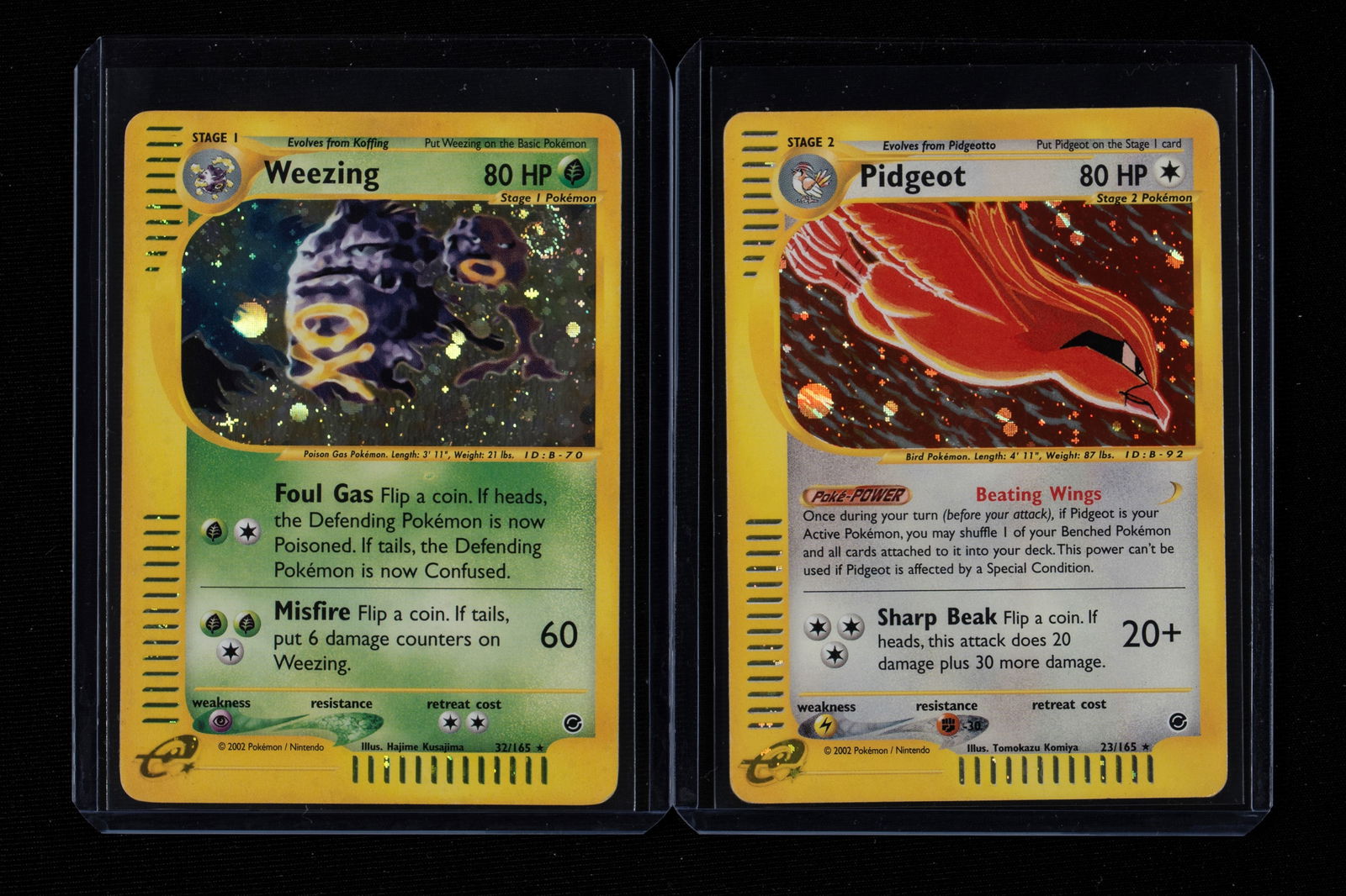 Pokémon - Weezing and Pidgeot Expedition HOLO English - RAW (1 of 5)