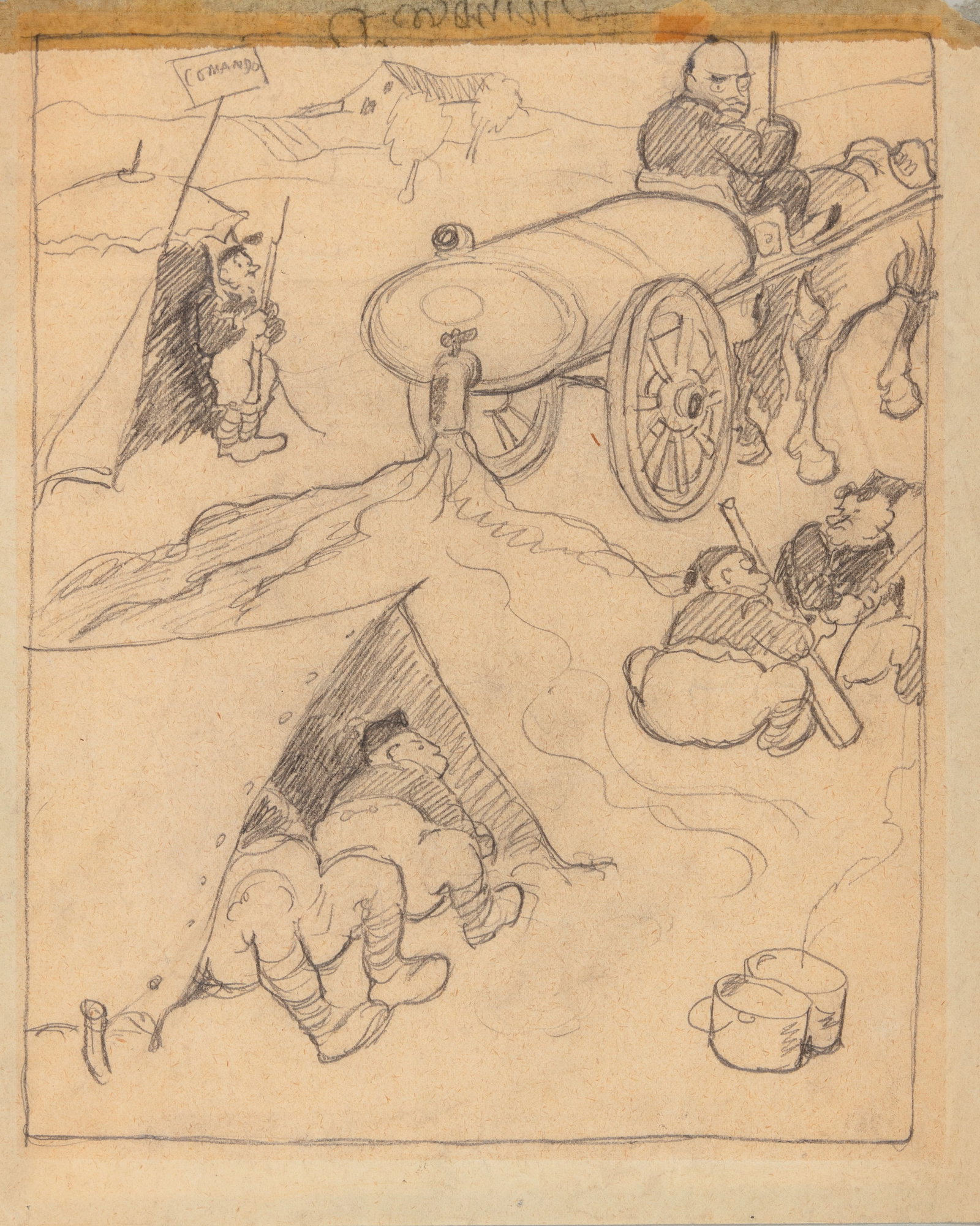 A.N.I. (Autore non identificato) - "Il Duce sul campo", anni 20 (1 of 1)