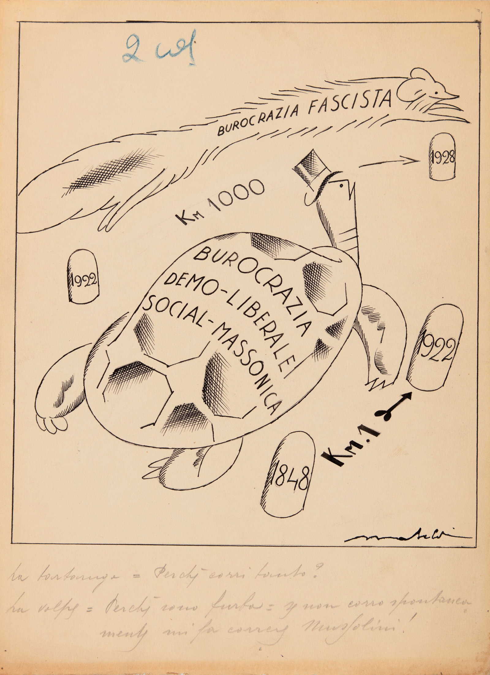 Mateldi Filiberto - "Burocrazia fascista", anni 20 (1 of 1)