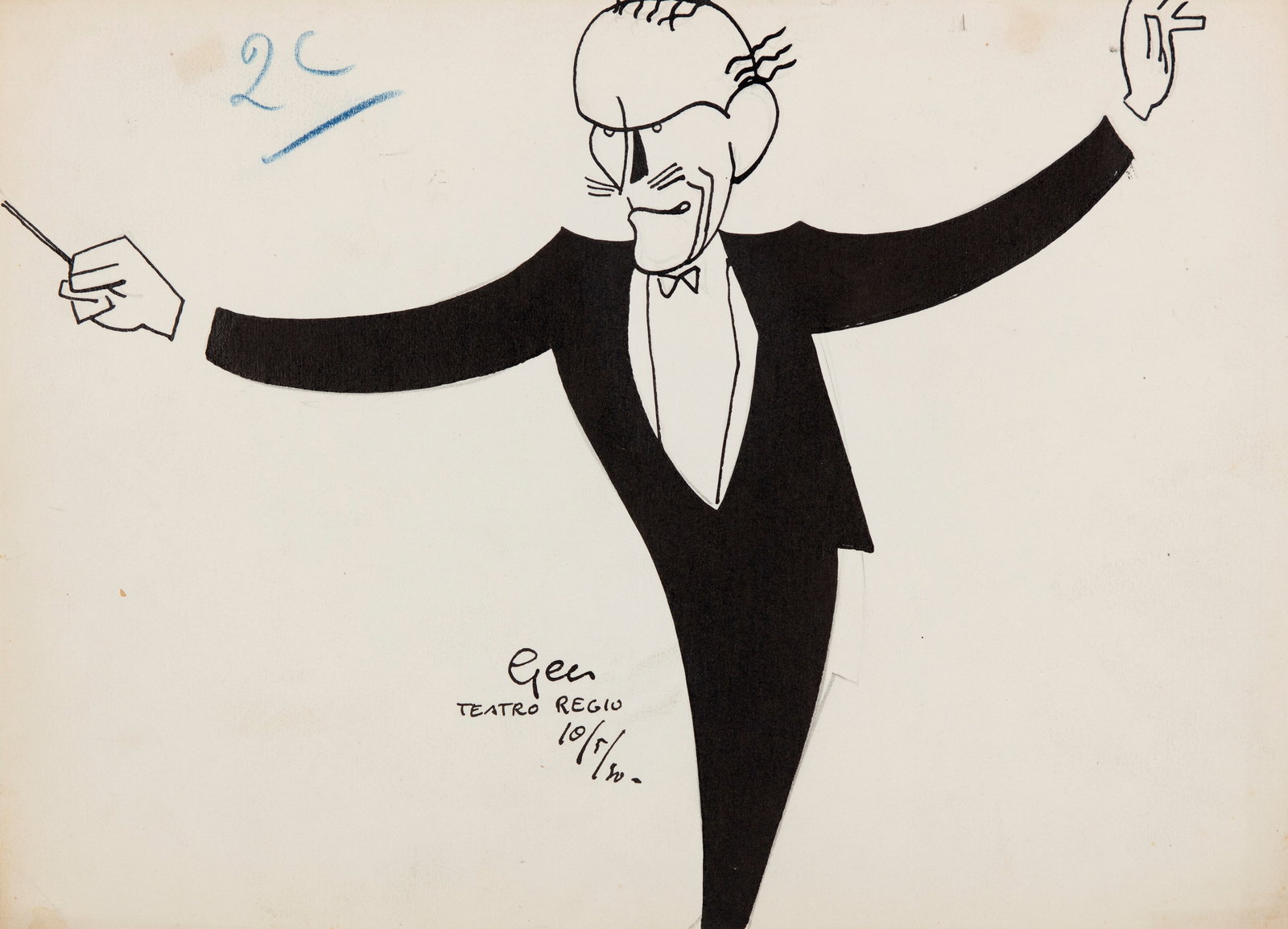 Gec (Enrico Gianeri) - "Arturo Toscanini", 1950 (1 of 1)
