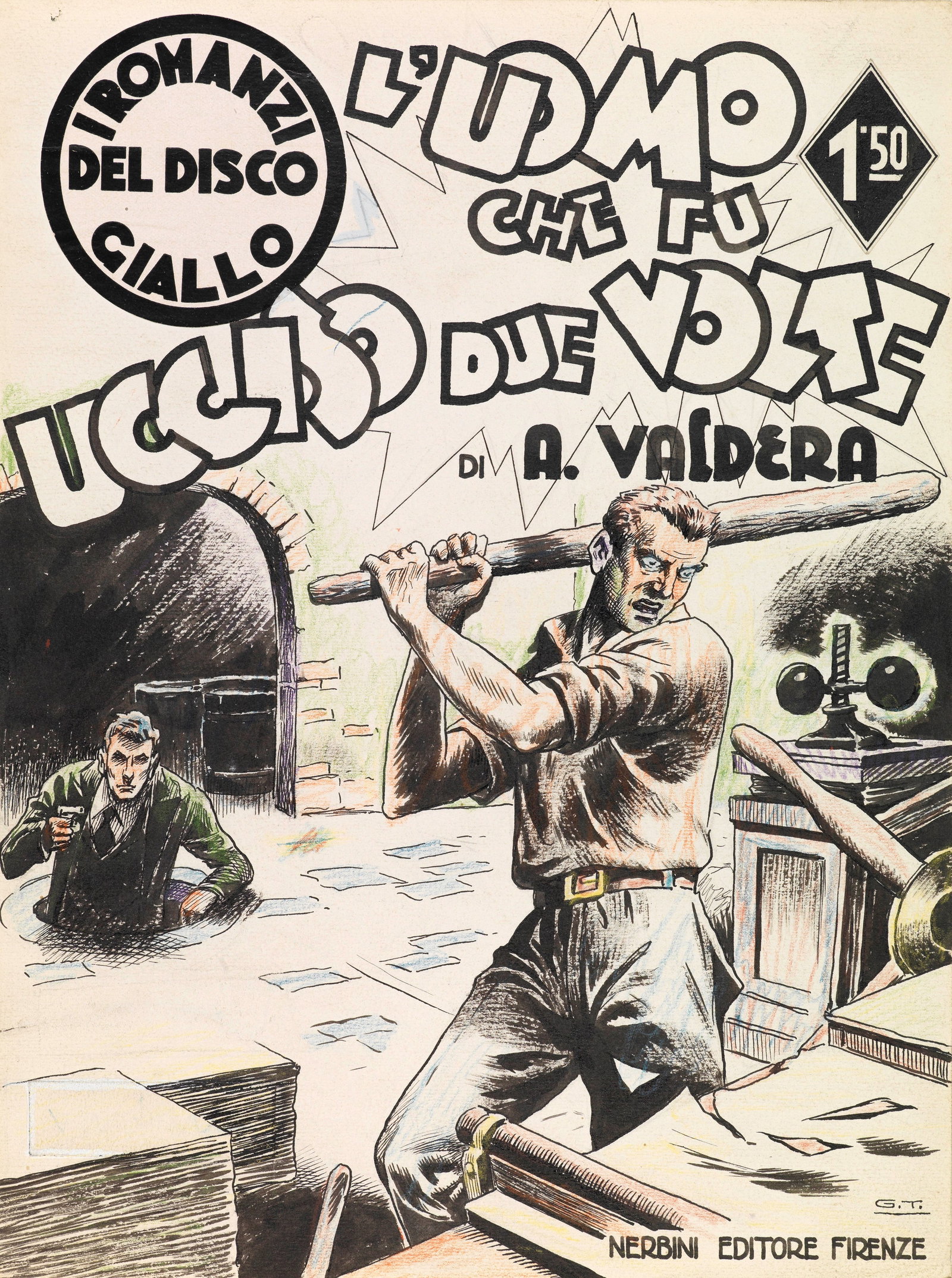 Toppi Giove - "L’uomo che fu ucciso due volte", 1940 (1 of 2)