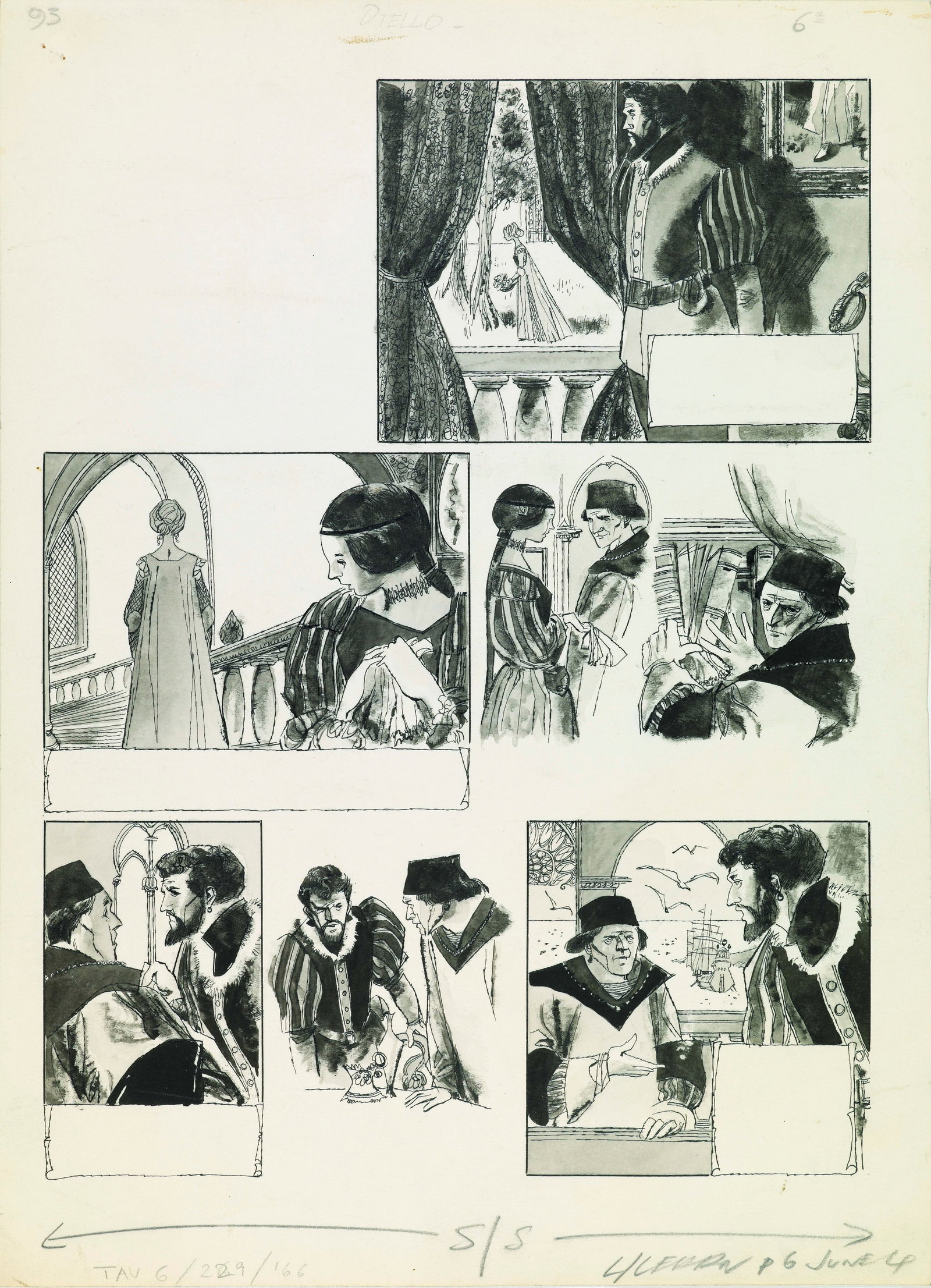 Battaglia Dino - "Othello: The Moor of Venice", 1966 (1 of 1)