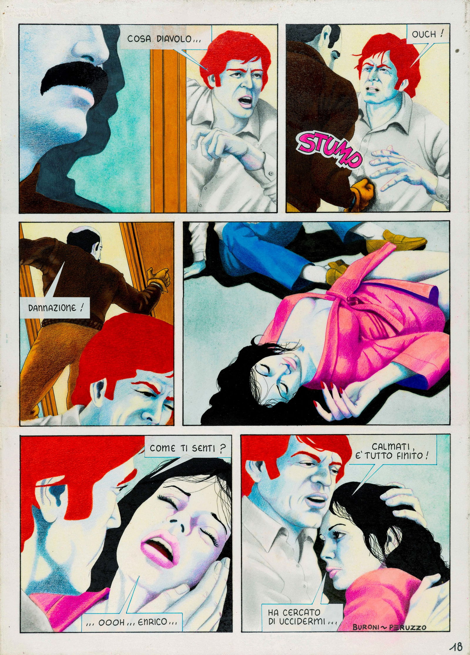 Buroni Riccardo - "Sciarada rossa", 1984 - 2