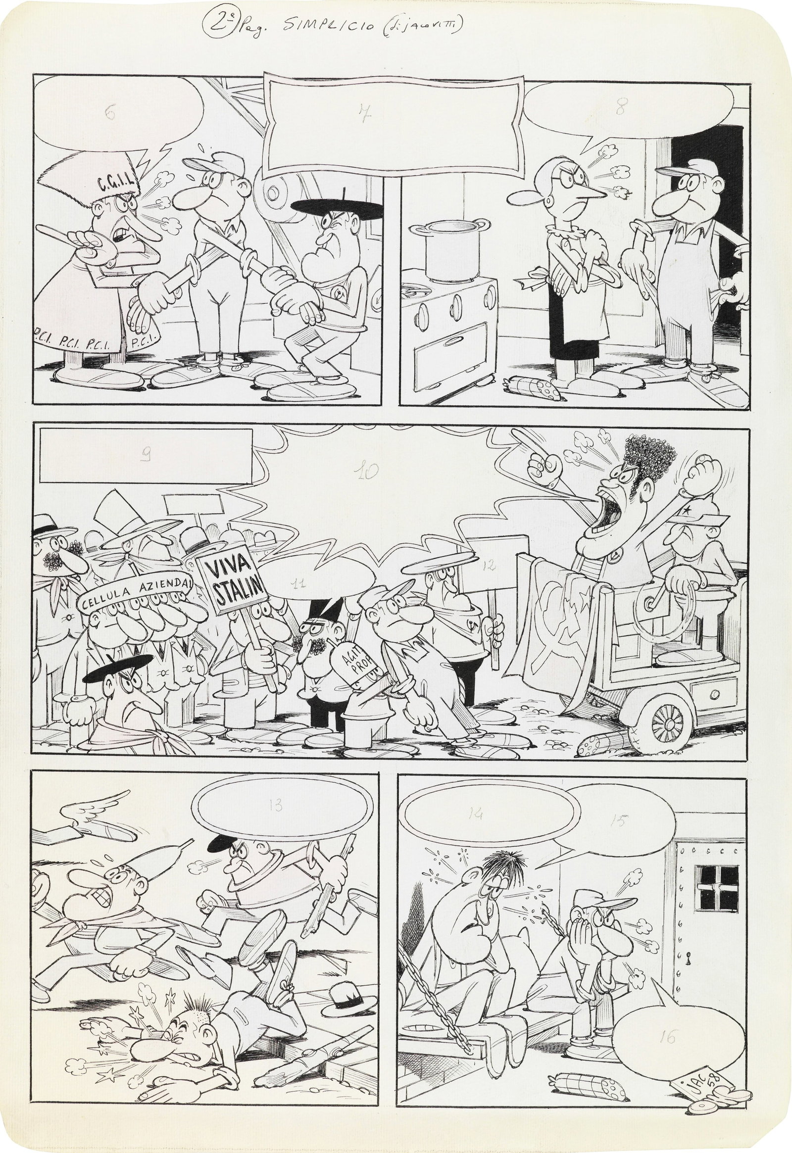 Jacovitti Benito - "Simplicio", 1958 - 3