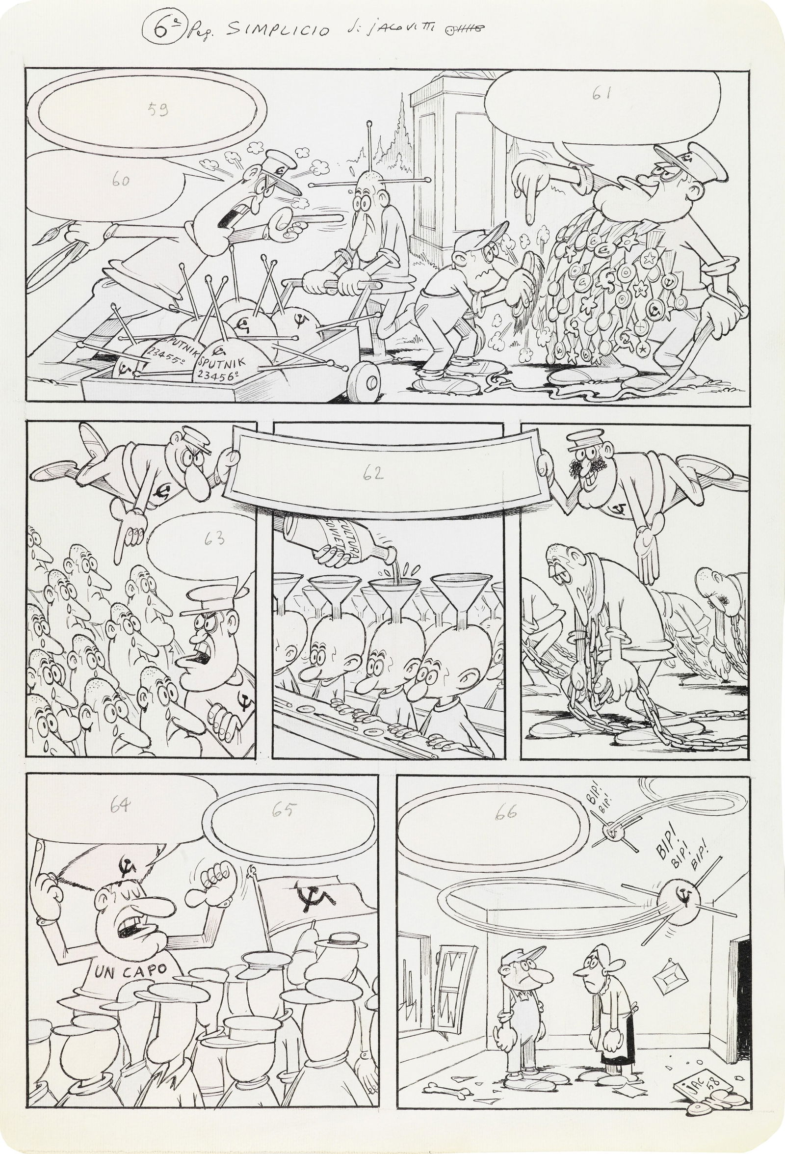 Jacovitti Benito - "Simplicio", 1958 - 7