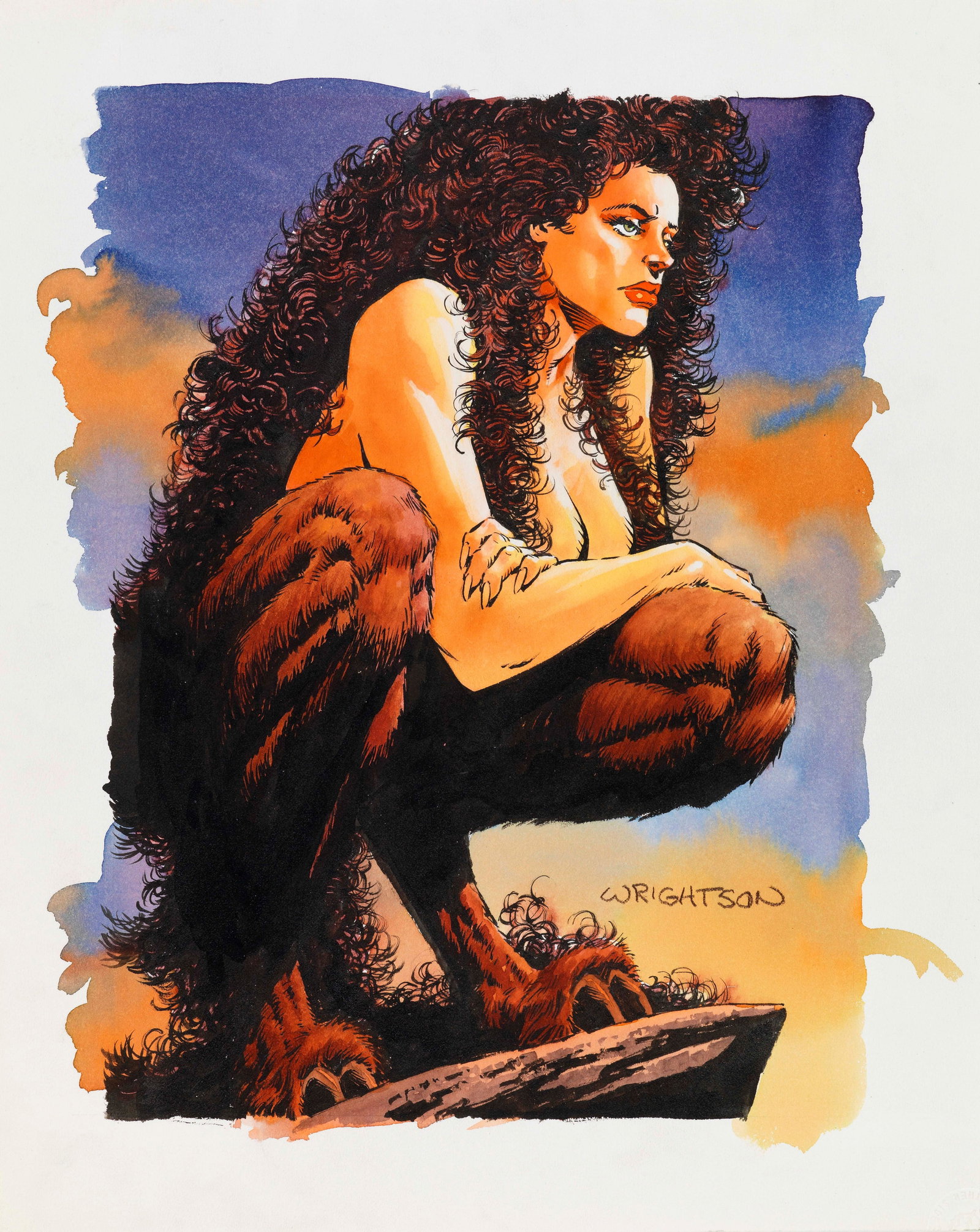 Lot 572 - Wrightson Bernie - "Master of the Macabre - Centaura", 1993 | Urania Casa d’Aste