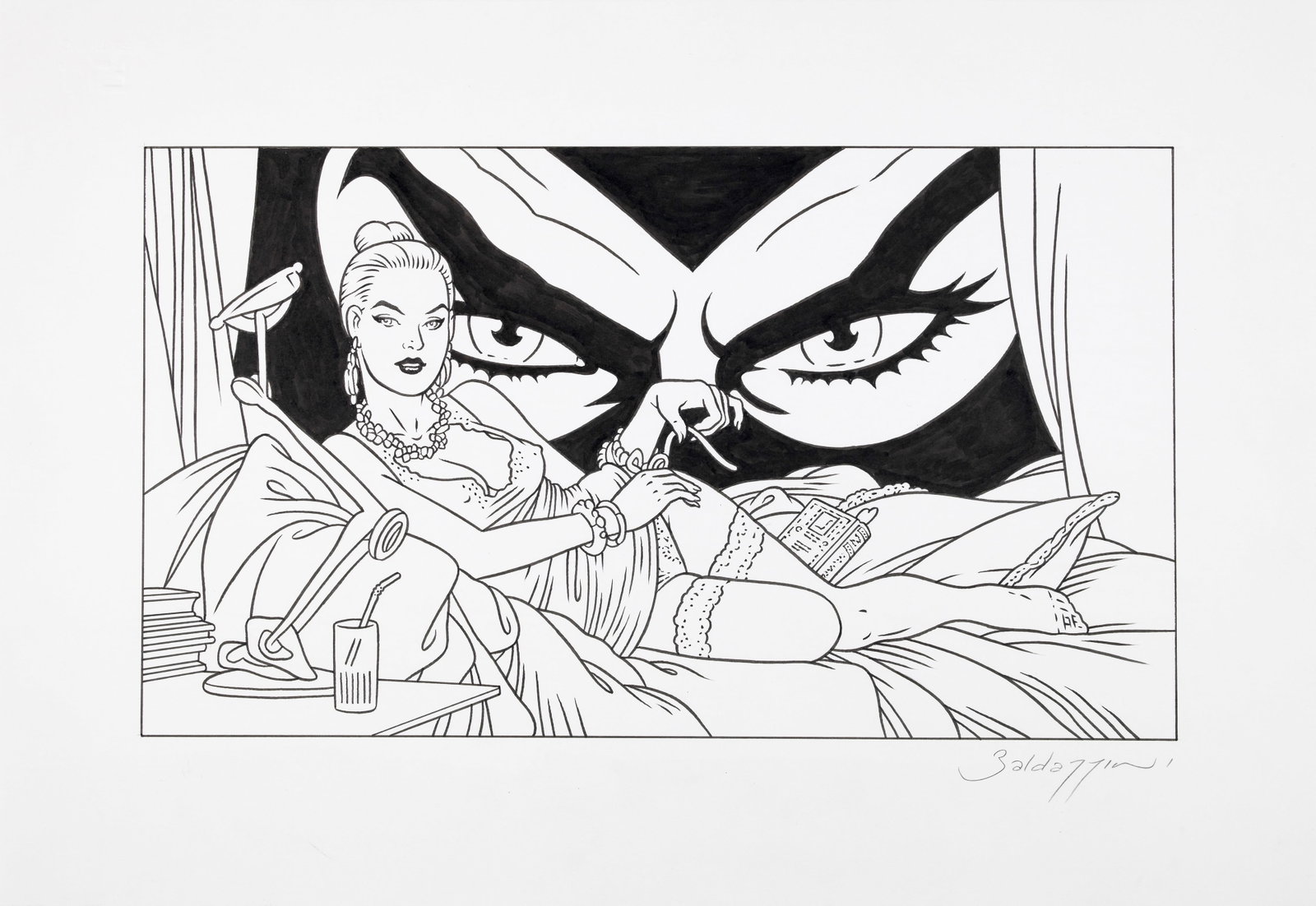 Baldazzini Roberto - "Diabolik e Eva Kant", 2022 (1 of 1)