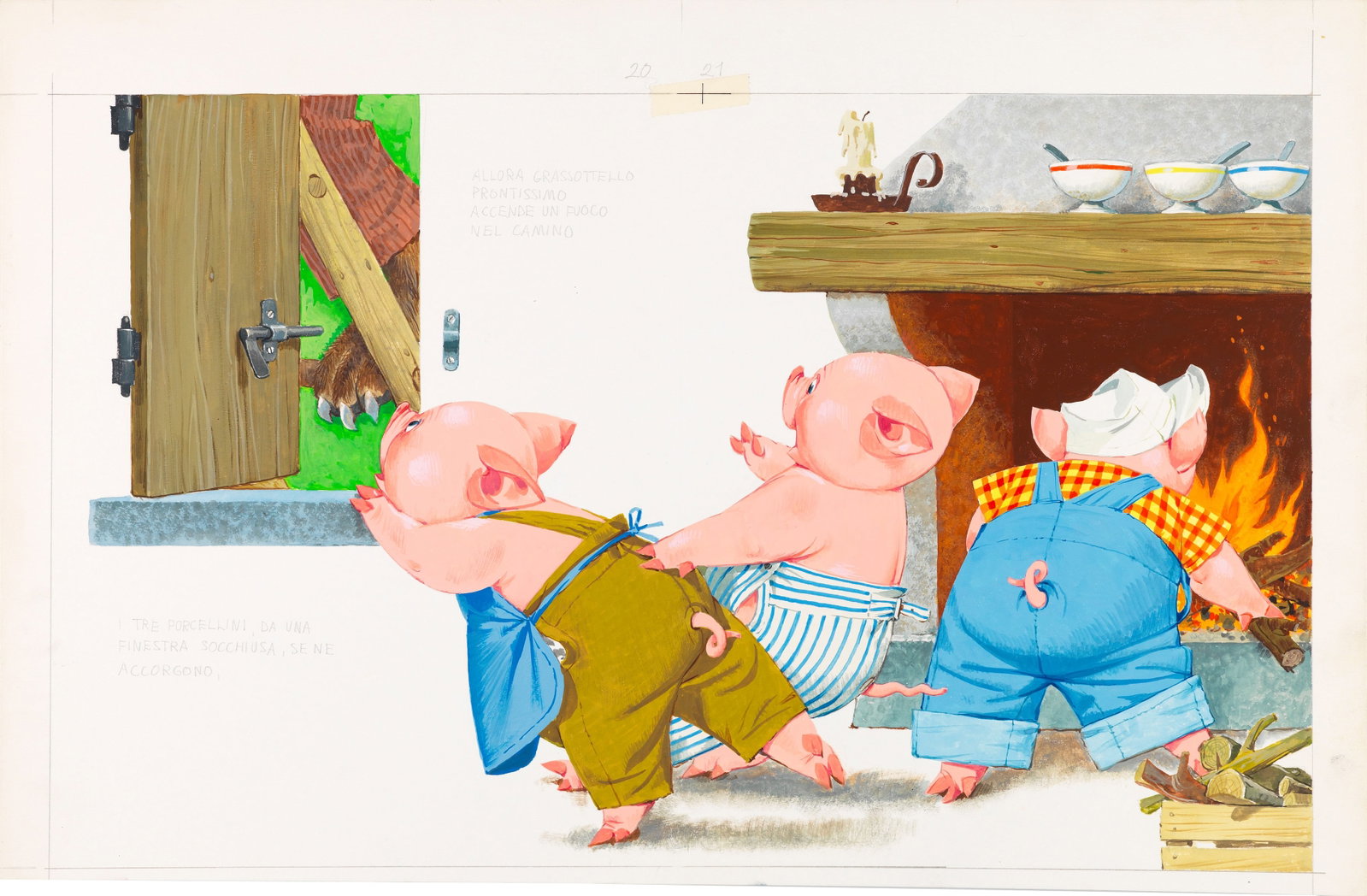 Libico Maraja - The Three Little Pigs, 1978 (1 of 1)