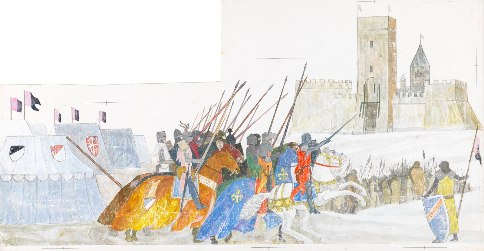 Gianni Benvenuti - King Arthur's Knights, 1965 (1 of 1)