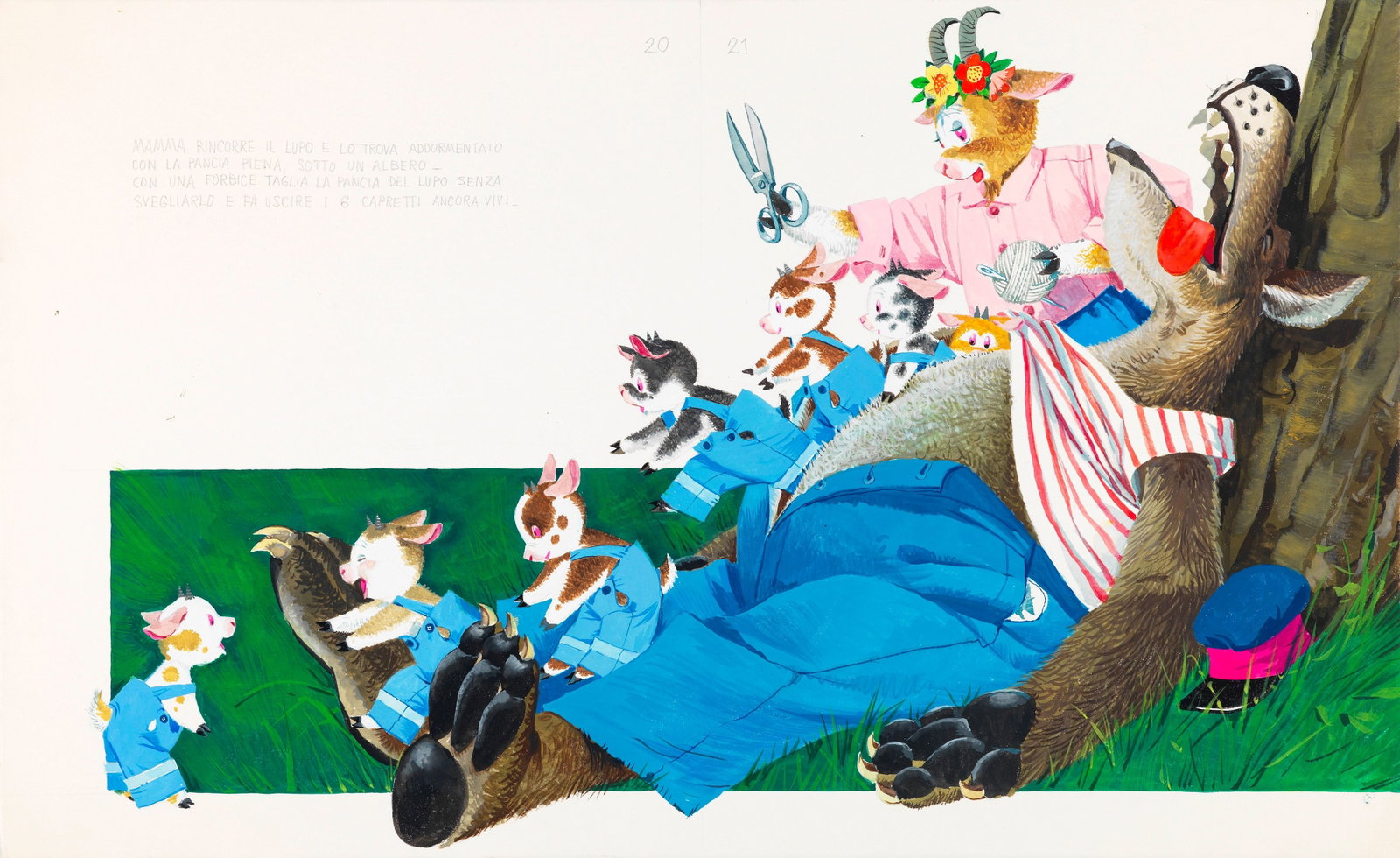 Libico Maraja - The Wolf and the Seven Little Goats, 1978 (1 of 1)