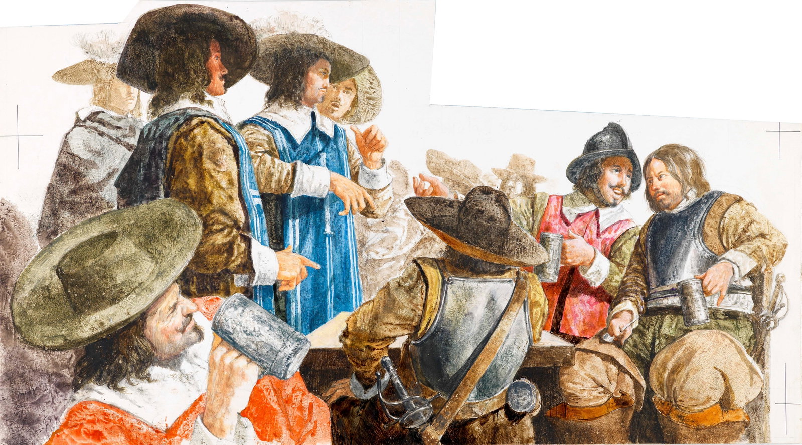 Gianni Benvenuti - The Three Musketeers, 1965 (1 of 1)