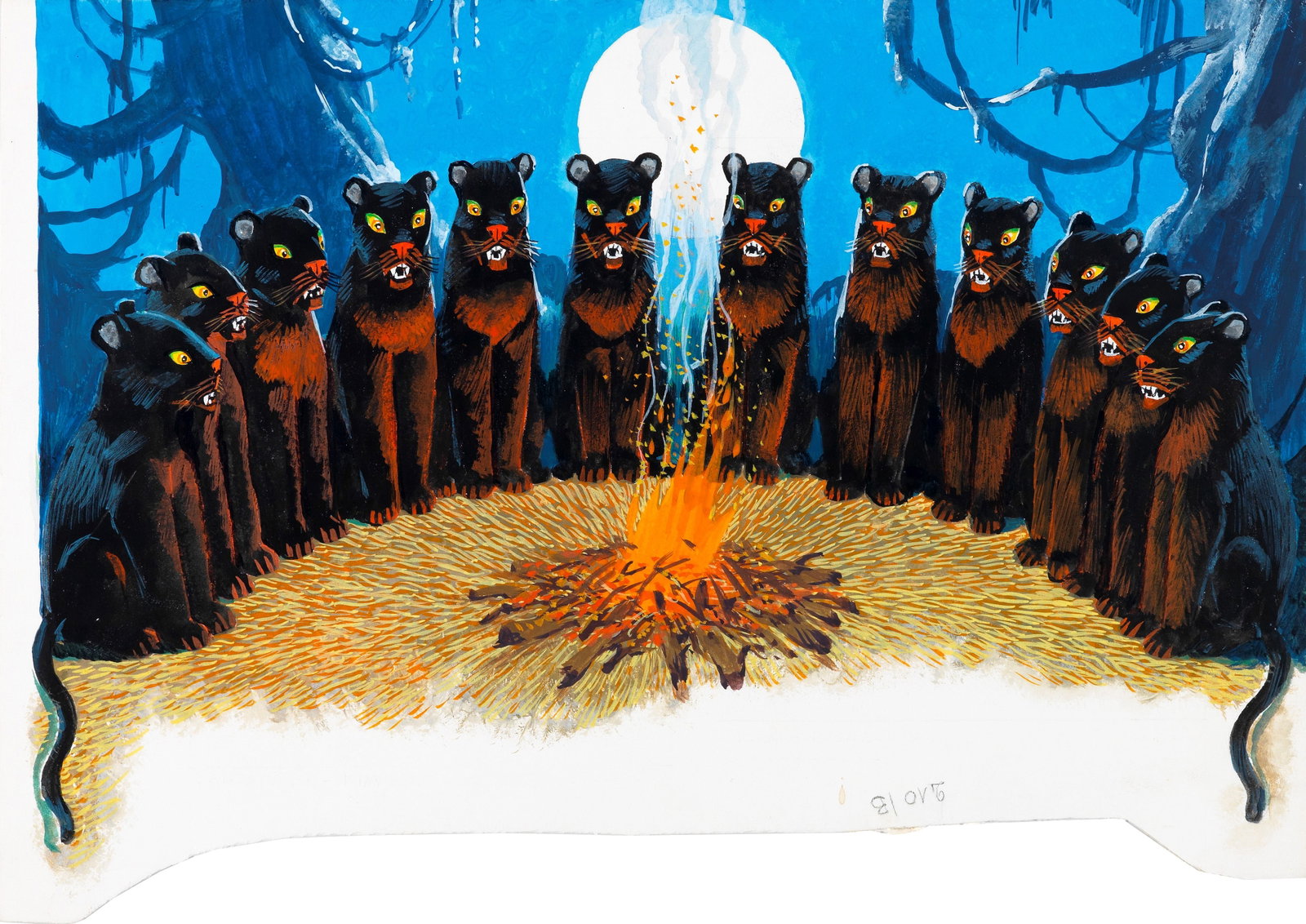 Libico Maraja - Kim the Black Panther Tiger, 1970 (1 of 1)