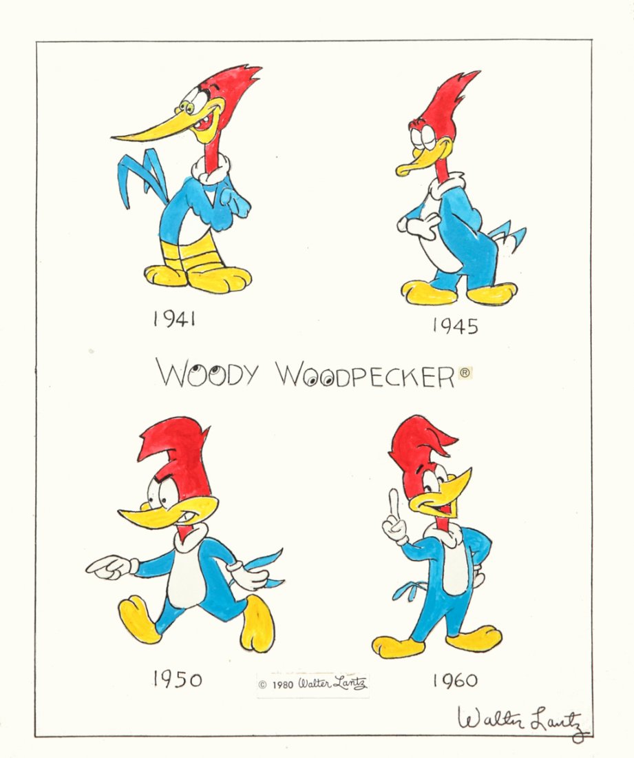 Lantz Walter - "Woody Woodpecker", 1980