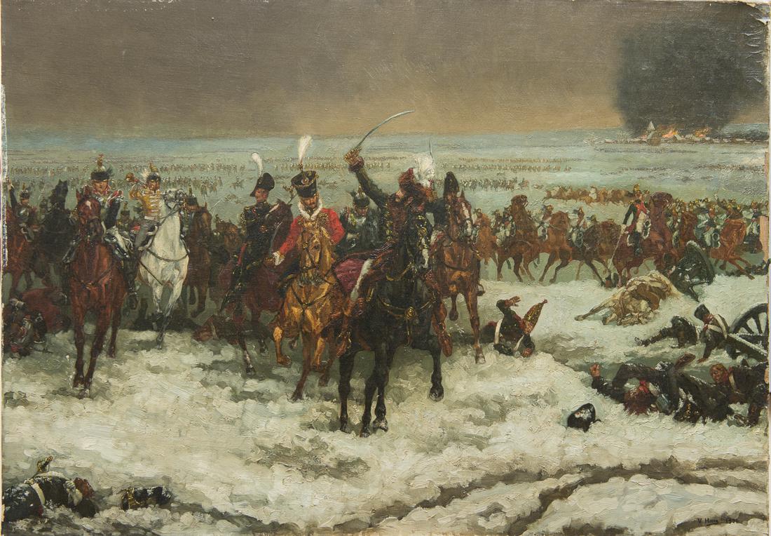 Oil on Canvas | Napoleonic Cavalry | Bonaparte (1 of 4)