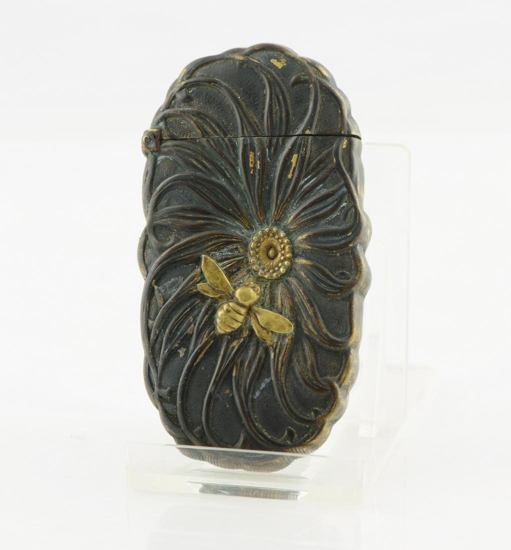 Original Japanese Meiji Match Safe / Vesta Case c1890 (1 of 4)