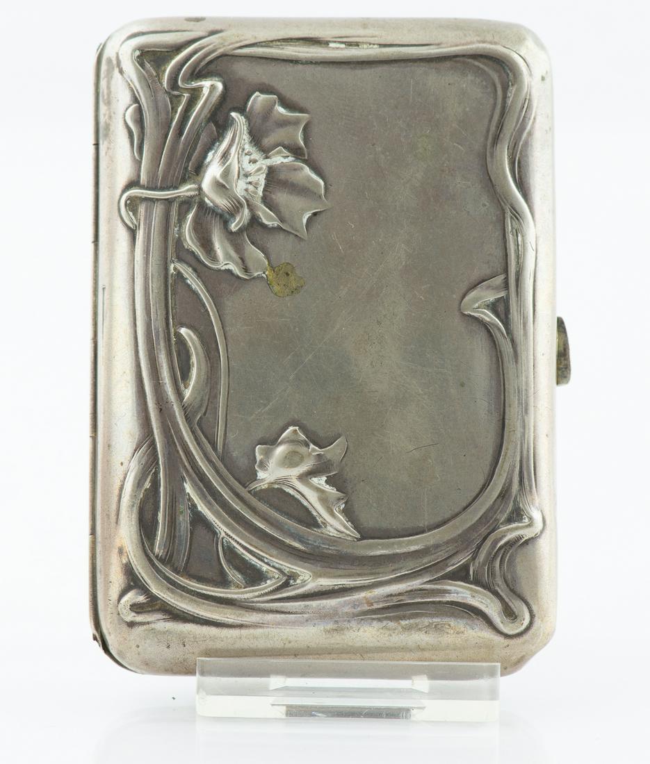 European 800 Sterling Cigarette Case ca 1900 (1 of 4)