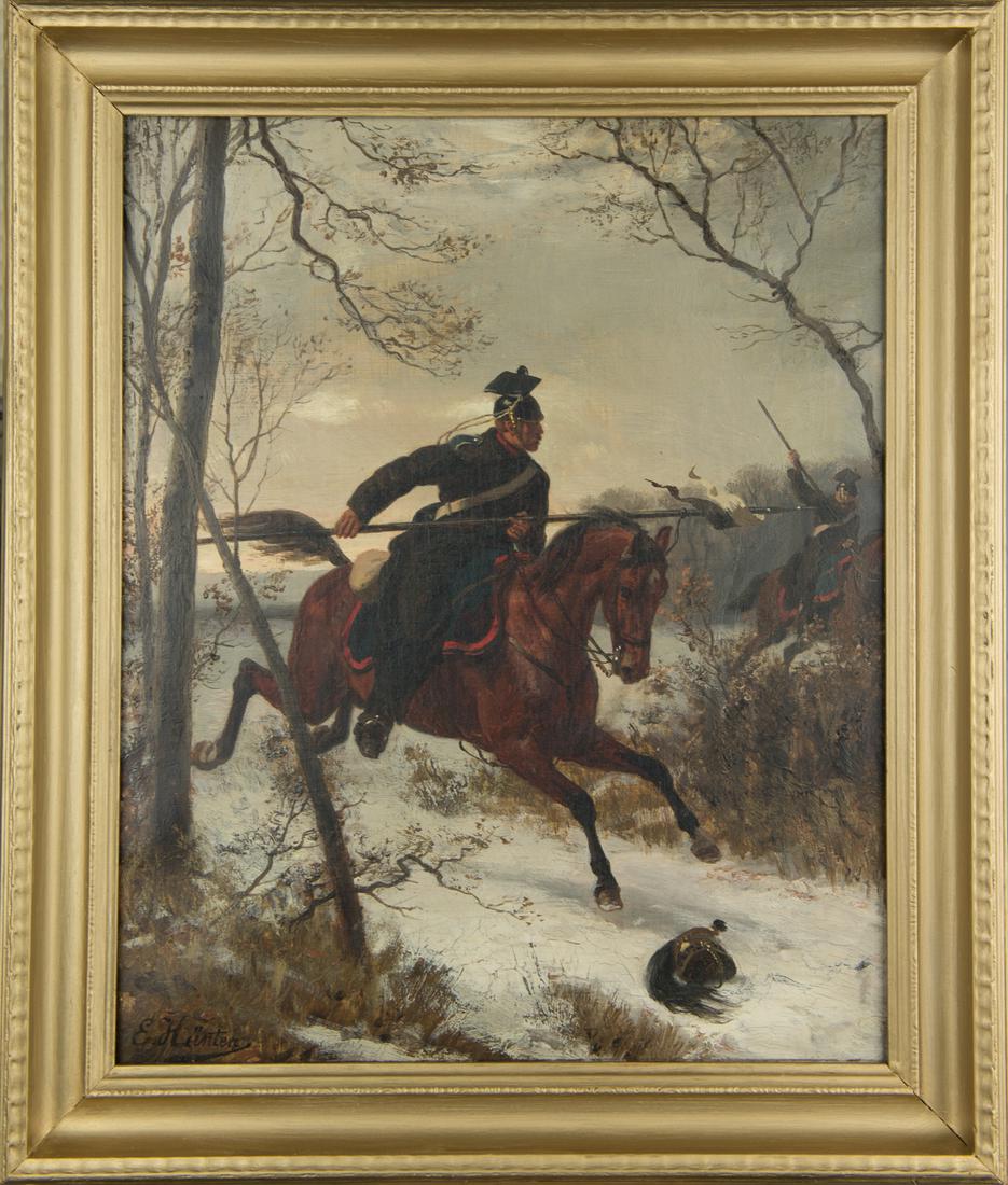 Emile Hunten Oil Canvas - Franco-Prussian War (1 of 5)