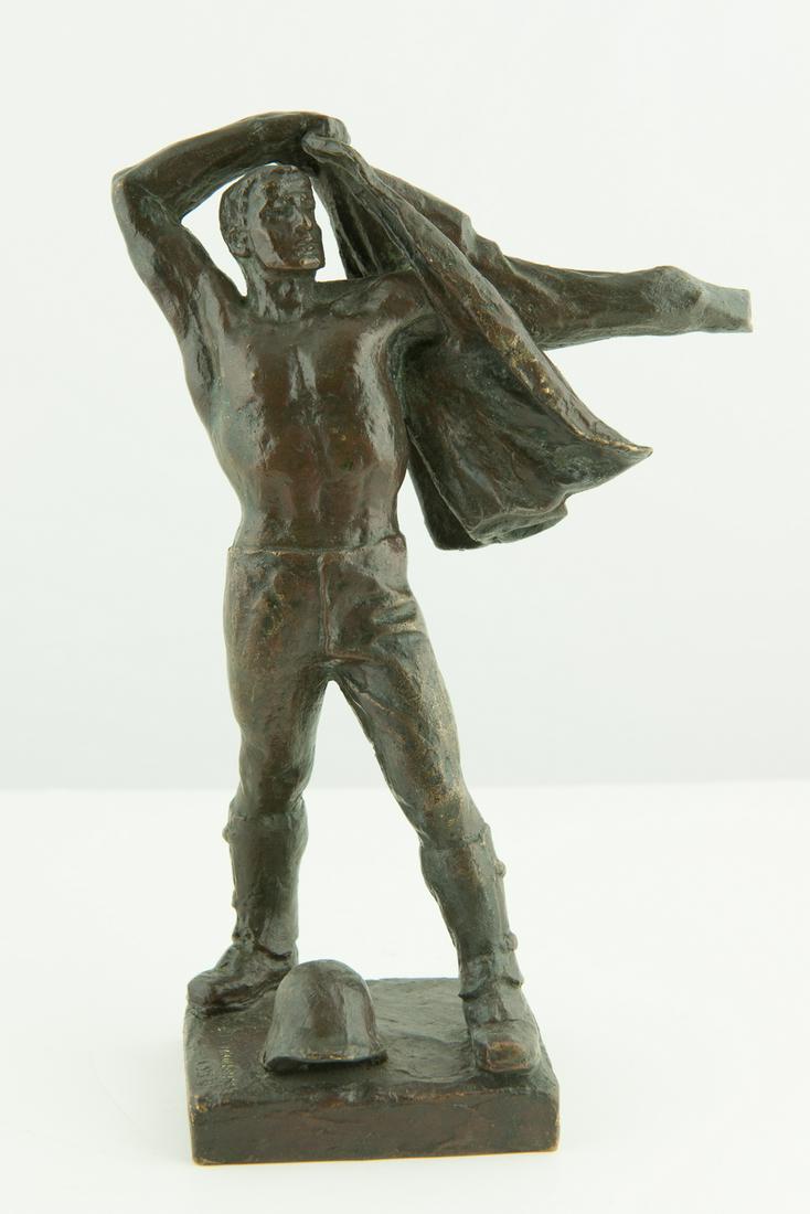 Early 20th C. Russian / Baltic Statue of Soldier (1 of 6)