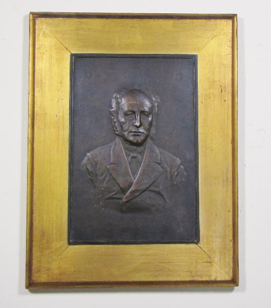 Bronze or Copper Plaque, Nobelman, Wenzel 1910 (1 of 4)