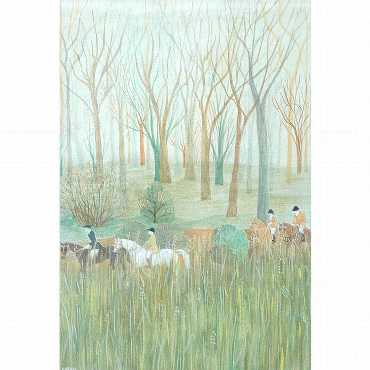 Ilonka Karasz Jewish/American/Hungarian  A Morning Hunt (1 of 2)