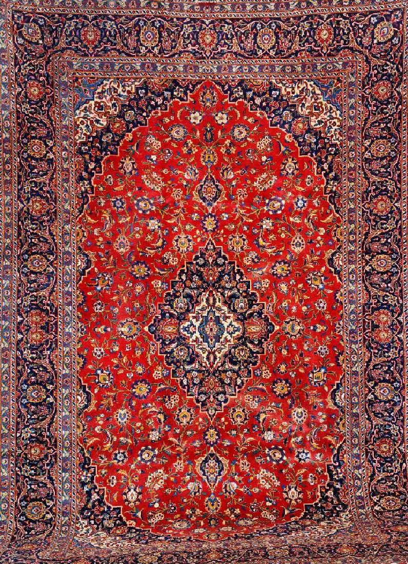Kashan Carpet (Signed), (1 of 1)