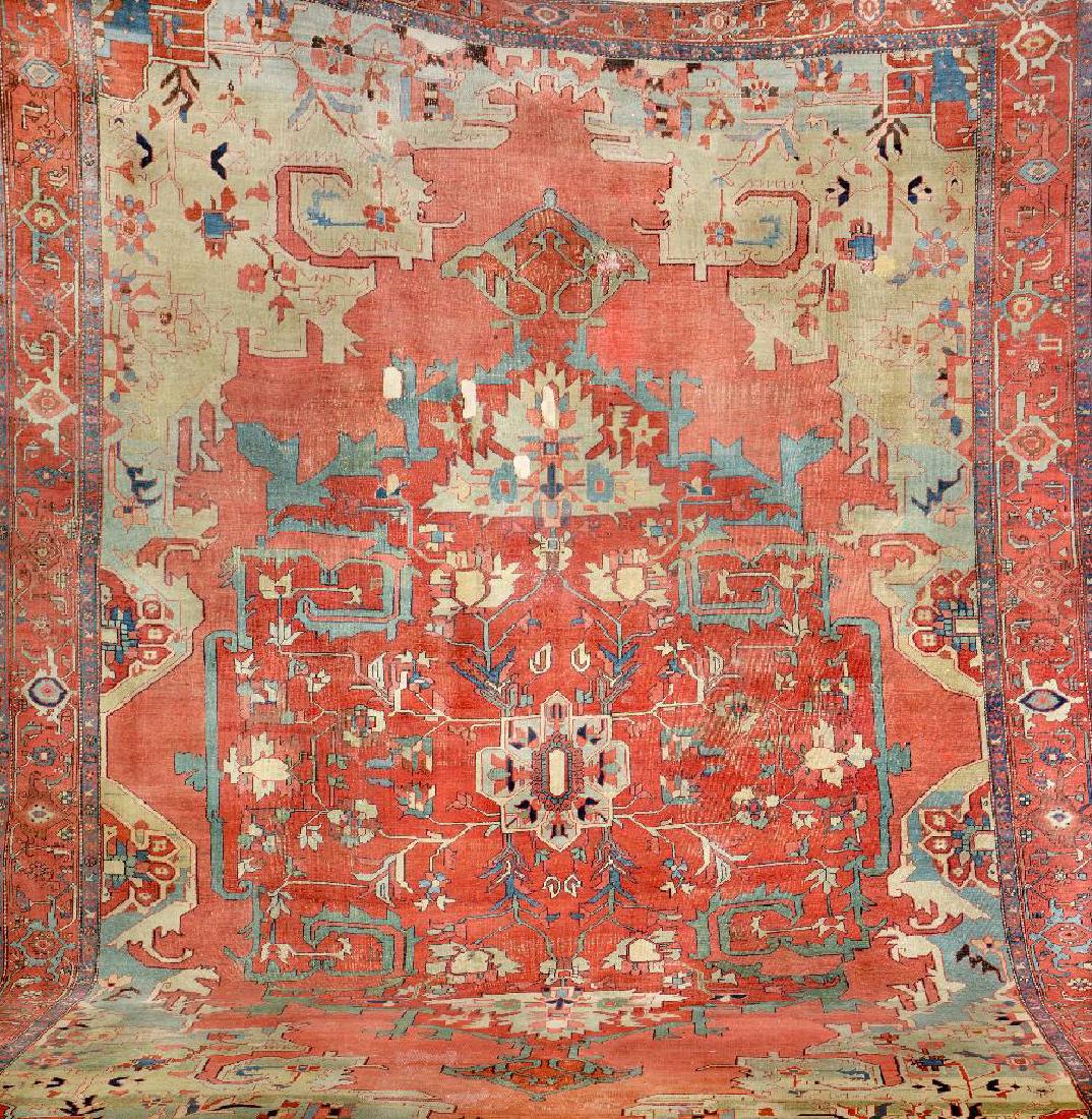 Large Heriz-Serapi Carpet, (1 of 1)