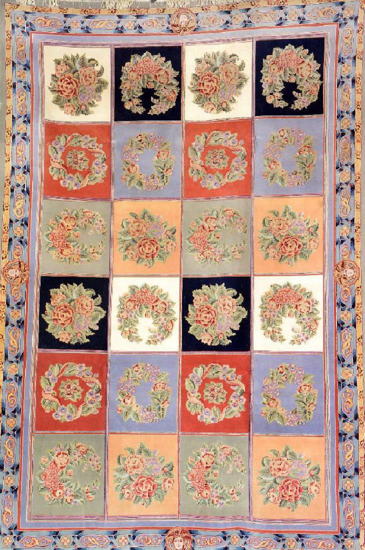 Chinese 'Part-Silk' Tabriz Carpet, (1 of 1)