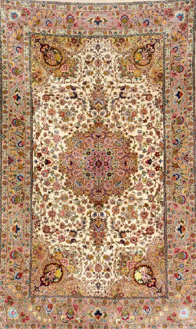 Tabriz 'Part-Silk' Rug (60 RAJ), (1 of 1)