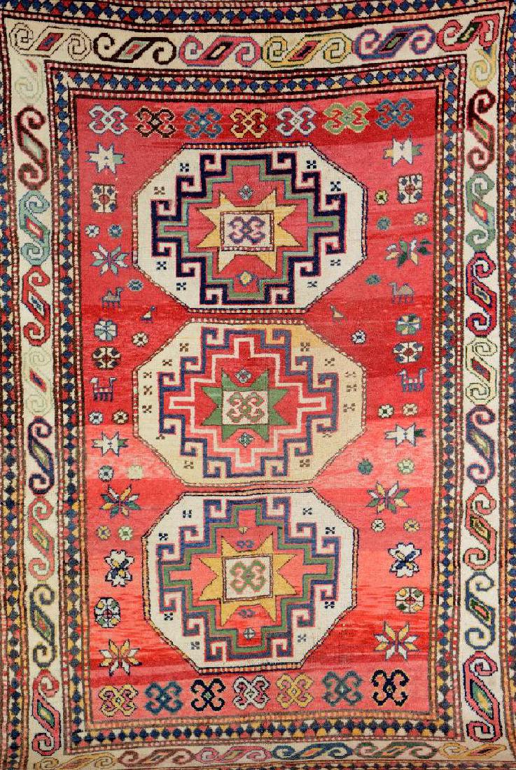 Kars Kazak (Copy),: Kars Kazak (Copy), Turkey, circa 60 years old, wool/cotton, approx. 222 x 148 cm, condition: 3.*