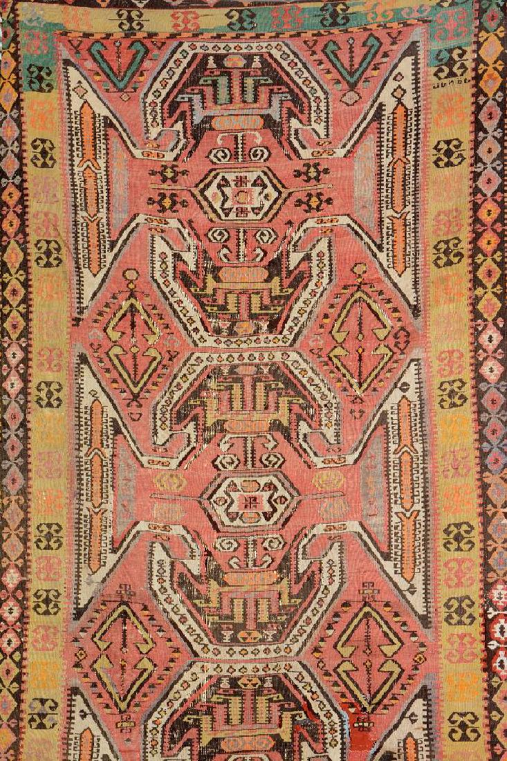 Kars 'Kilim',: Kars 'Kilim', Turkey, circa 1930/1940, wool/cotton, approx. 334 x 165 cm, condition: 3-4 (traces of age/use).*