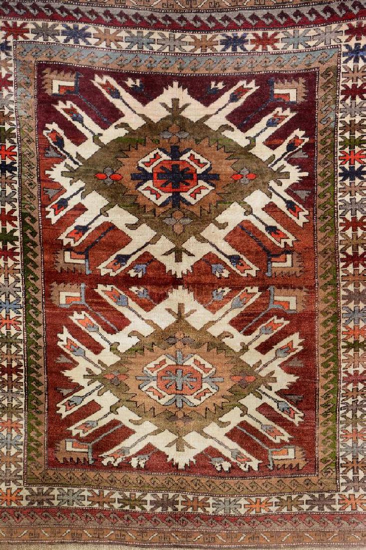 Kars Rug (Eagle Design),: Kars Rug (Eagle Design), Turkey, circa 30 years old, wool/wool, approx. 183 x 153 cm, condition: 3.*