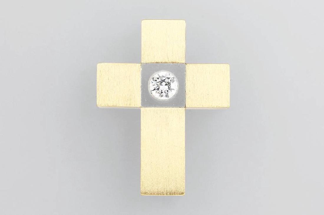 BUNZ-crosspendant, rock crystal (1 of 1)