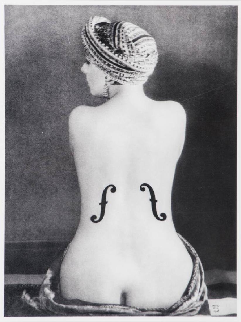 Man Ray, 1890-1976, Le Violon d'Ingres, 1924, later: Man Ray, 1890-1976, Le Violon d'Ingres, 1924, later print 2011, edition Lumas, approx 36x32 cm, framed under glass