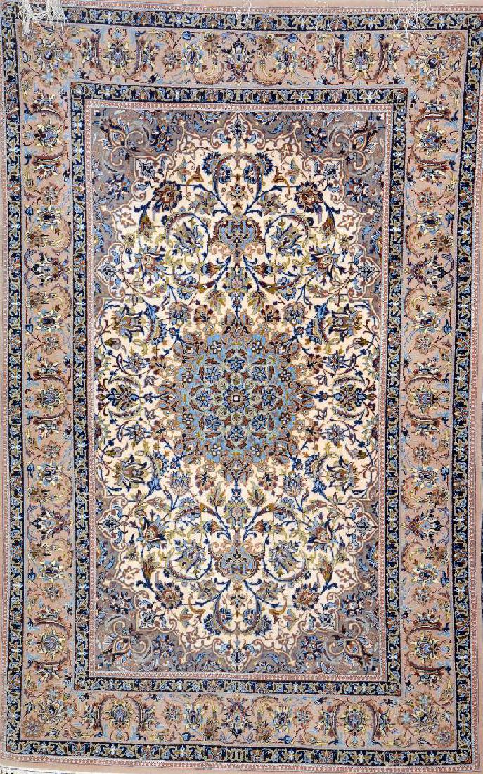 Isfahan 'Part-Silk' Rug, (1 of 1)