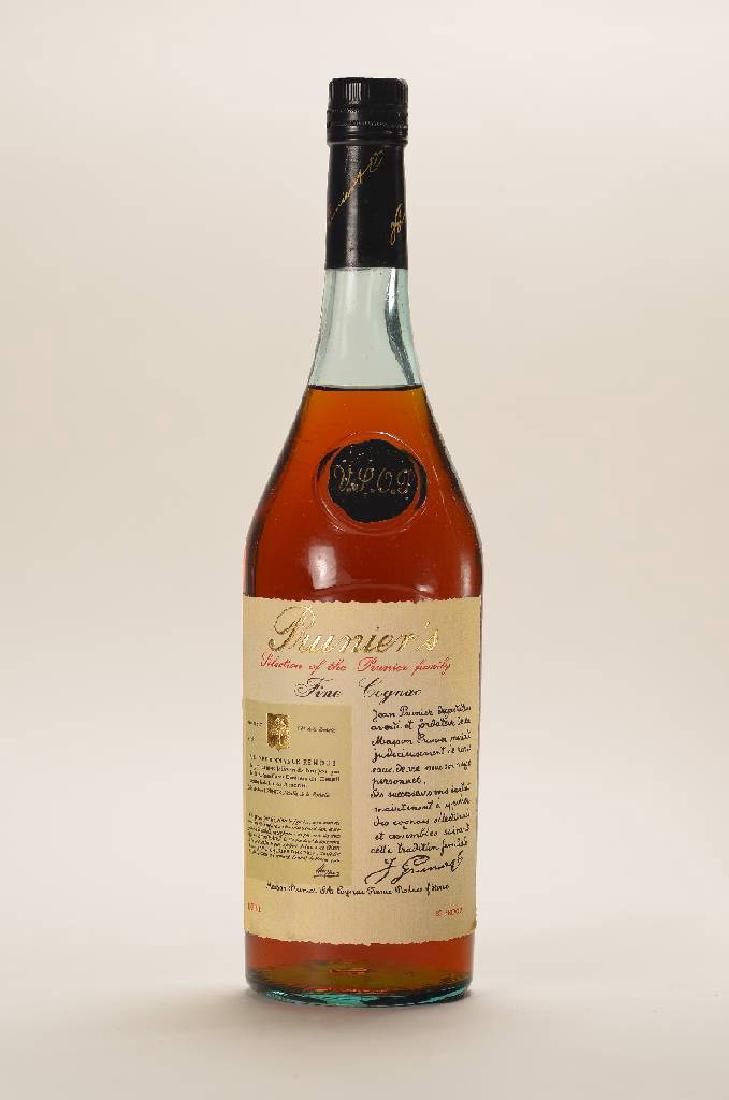 1 bottle of Cognac: 1 bottle of Prumier 's VSOP Fine Cognac, approx. 100 cl, 40% vol (80 proof), distance between capsule and cognac: approx 3,5 cm, nottasted, label and capsule in good condition, bottle number: 356, ori