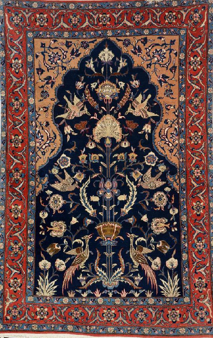 Qum Rug 'Part-Silk' (Paradise Design), (1 of 1)