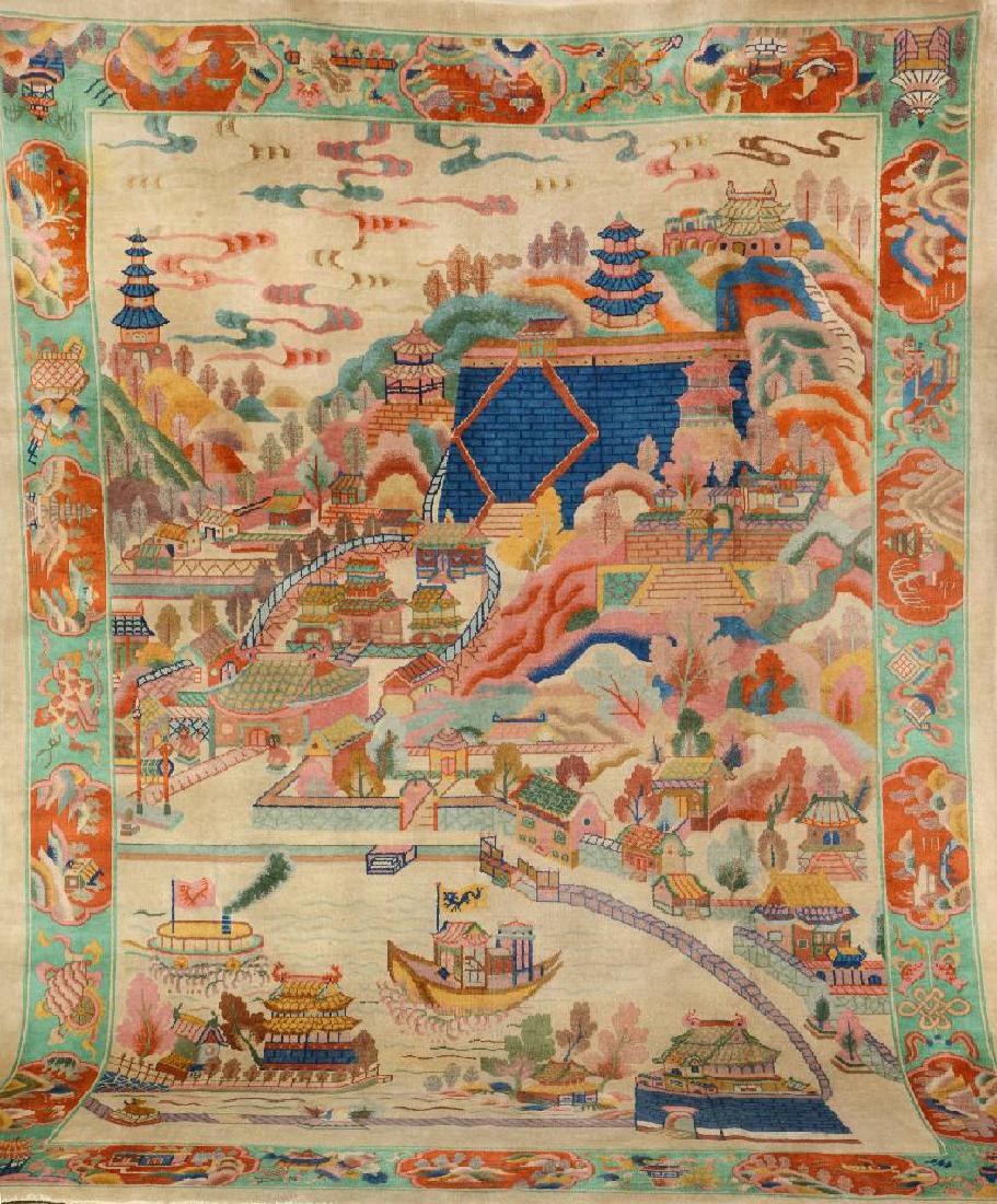 Chinese Beijing Carpet (Pictorial), (1 of 1)