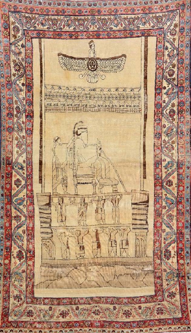 Kirman 'Ravar' Rug (Pictorial Persepolis), (1 of 1)