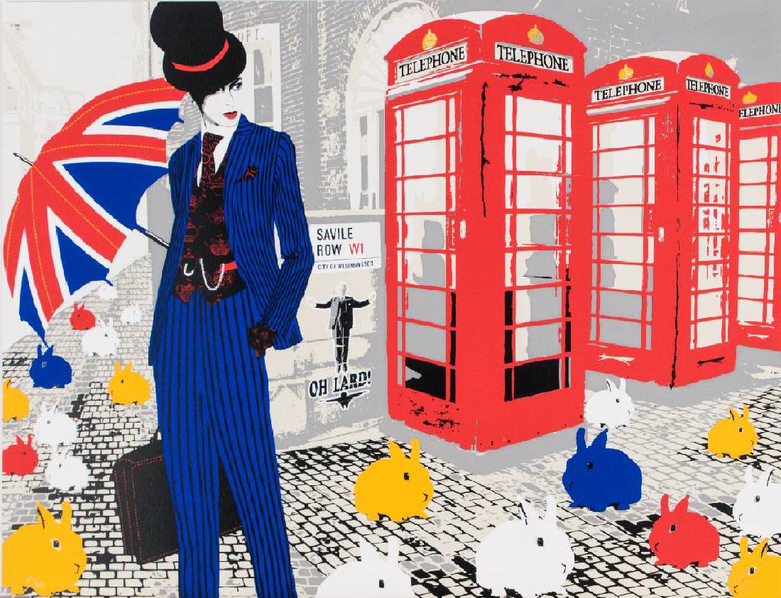 Richard Ryan, born 1974, London by Ryan, wallet with: Richard Ryan, born 1974, London by Ryan, wallet with 4 serigraphs, 2010, each signed, numbered 8/350, sheet size 48x62,5 cm ****************************************************************************