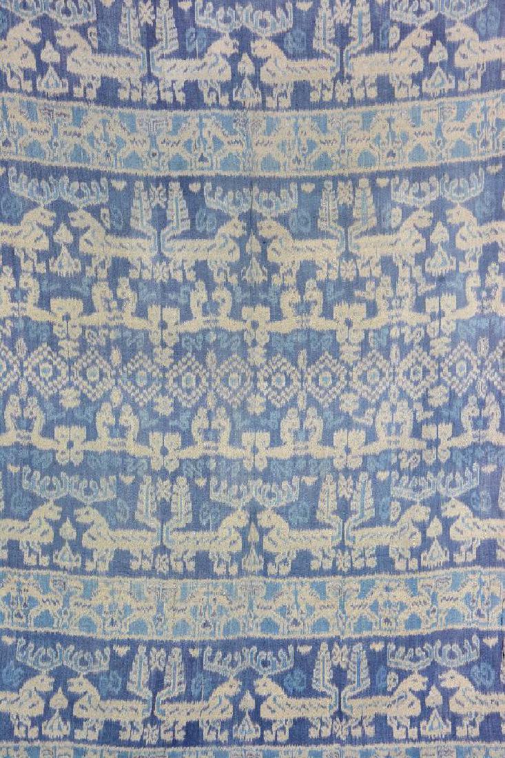 Ikat,: Ikat, Indonesian, circa 50 years old, cotton, approx. 274 x 180 cm, condition: 2- 3.*