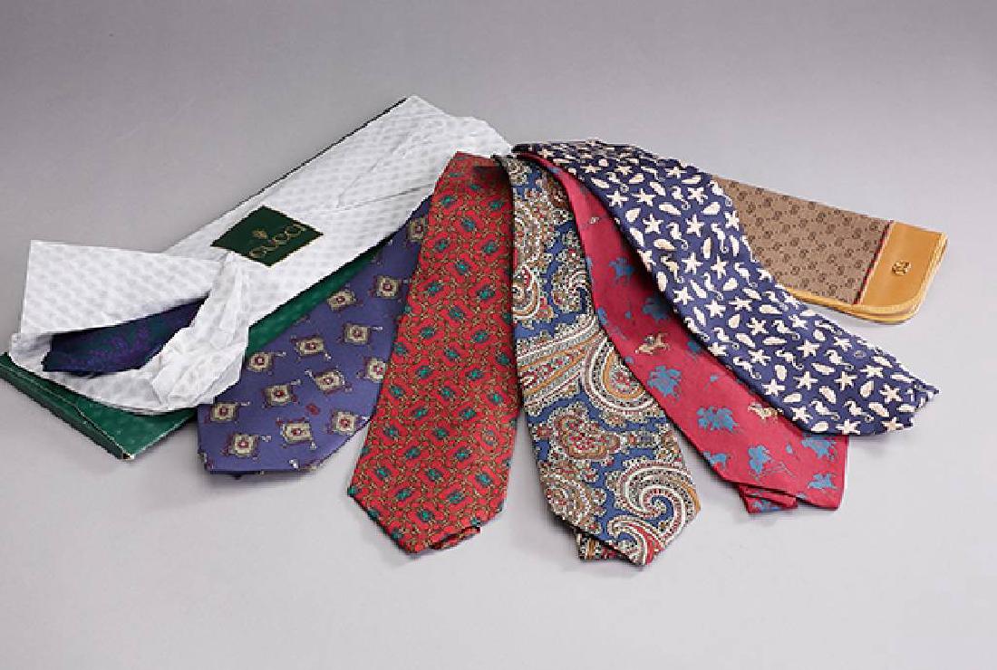 Lot 6 GUCCI ties, Made in Italy (1 of 1)