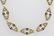 14 kt gold necklace with enamel