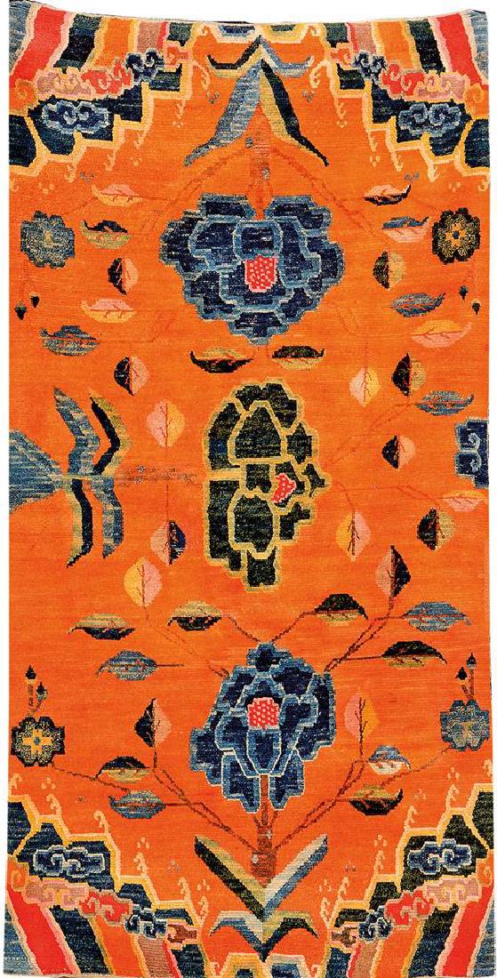 Tibetan Shigatse 'Khaden Sleeping-Rug', (1 of 5)