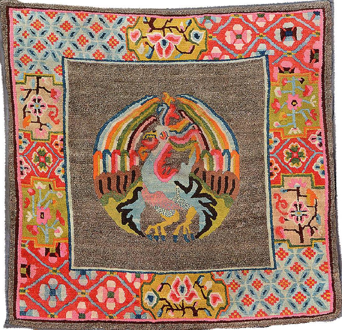 Tibetan Shigatse 'Wedding-Jabuye' (Phoenix Design), (1 of 4)