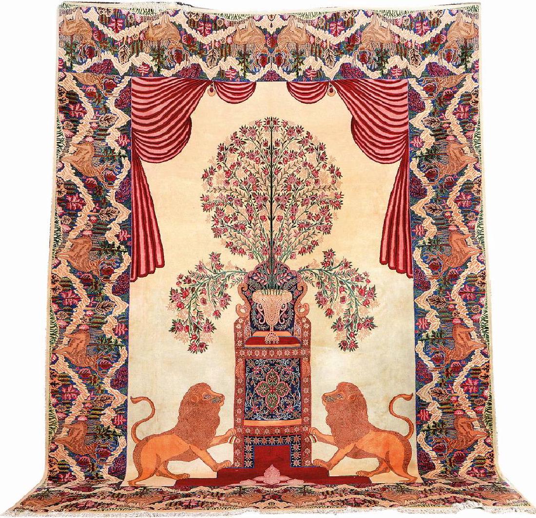 East Persian 'Royal-Throne' Carpet (Made On Order, To (1 of 8)