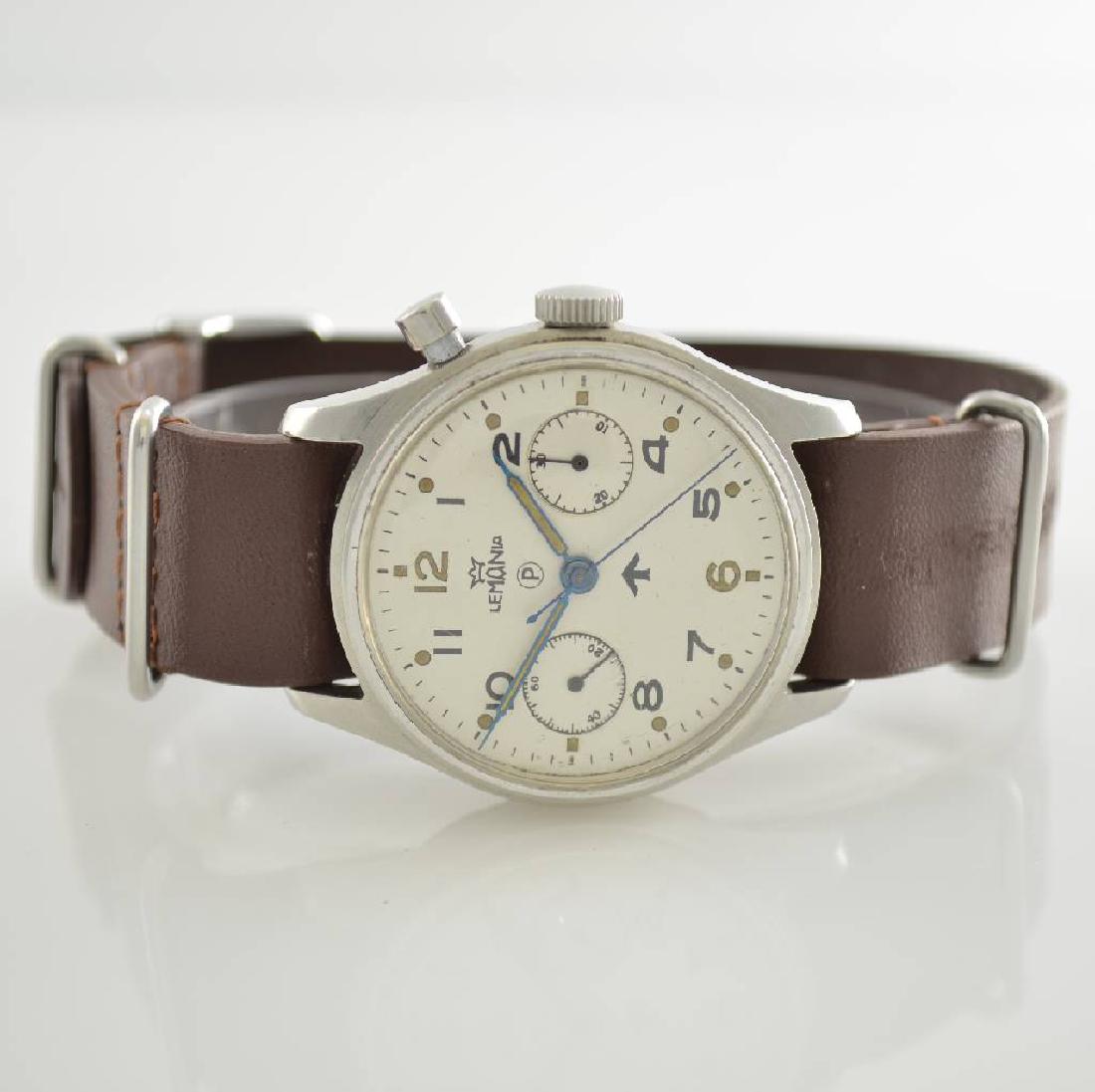 LEMANIA mono pusher chronograph for the British army (1 of 9)