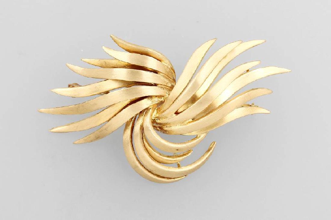 18 kt gold LAUDIER brooch (1 of 1)